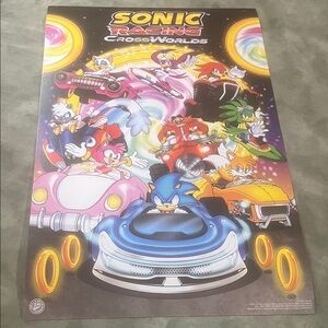 Sonic Racing Poster 2025 NEW 11x17